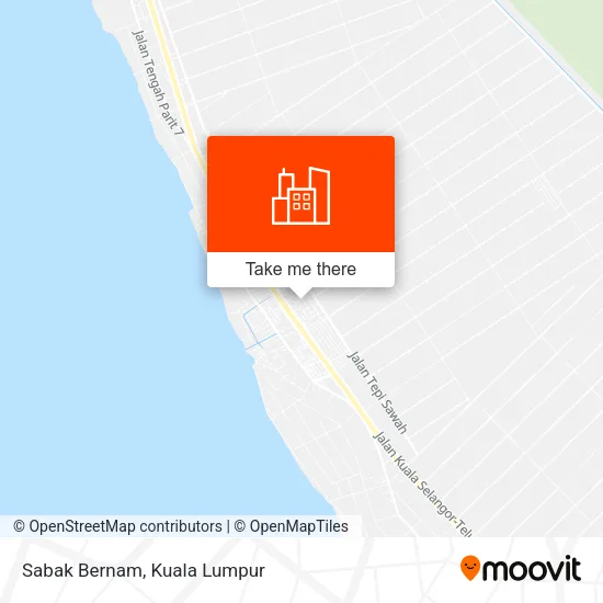 Sabak Bernam map