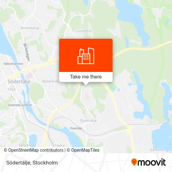 Södertälje map