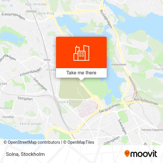 Solna map