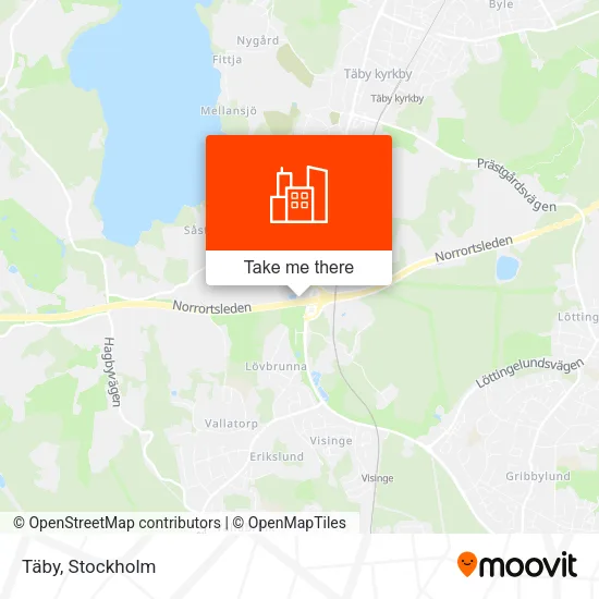 Täby map
