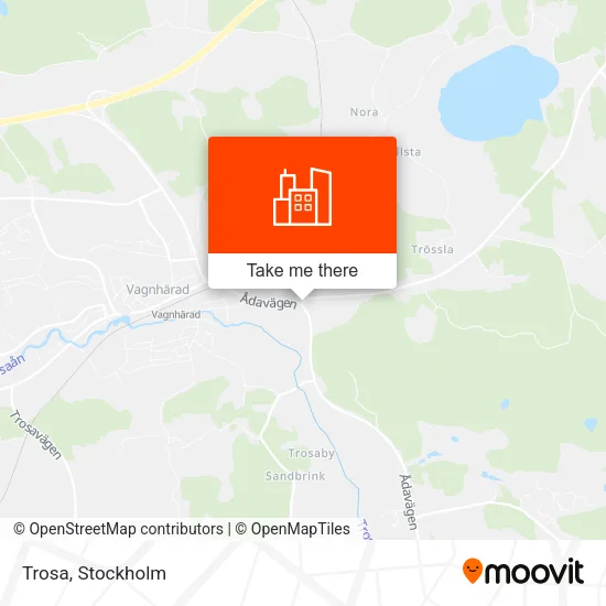 Trosa map