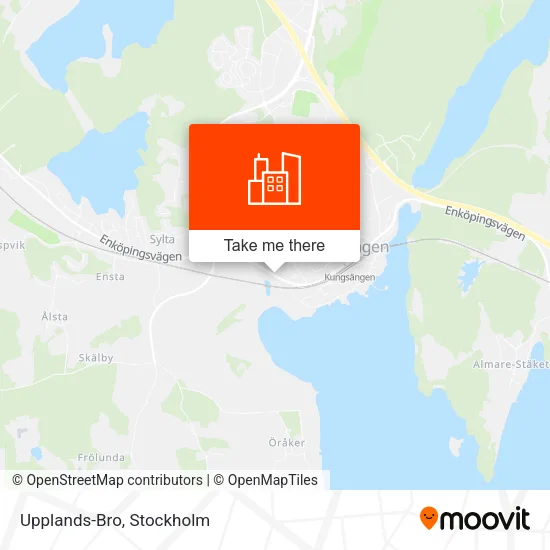 Upplands-Bro map