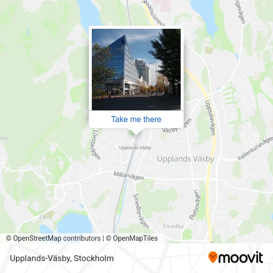 Upplands-Väsby map