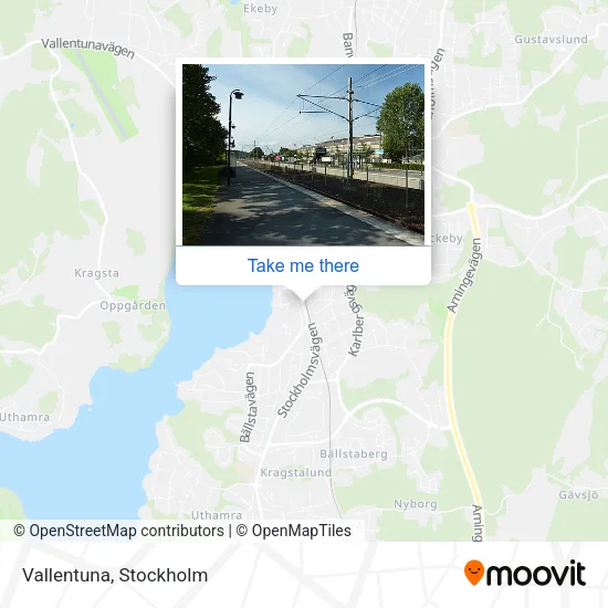 Vallentuna map