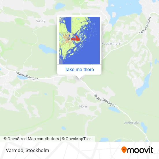 Värmdö map