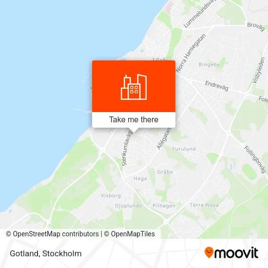 Gotland map