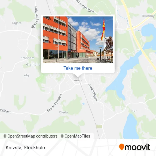 Knivsta map
