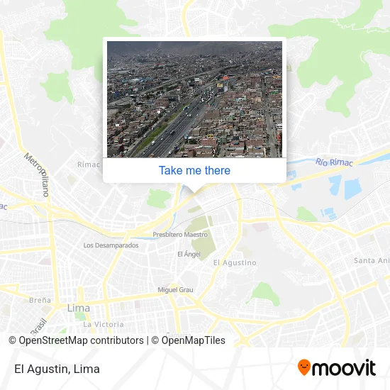 El Agustin map