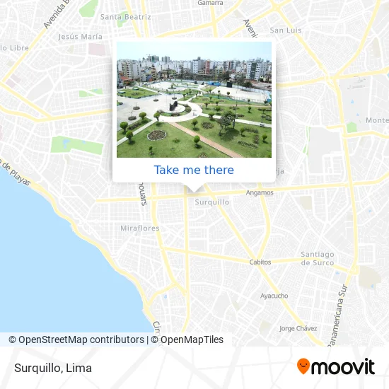 Surquillo map