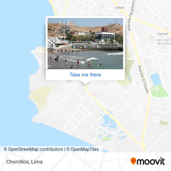 Chorrillos map