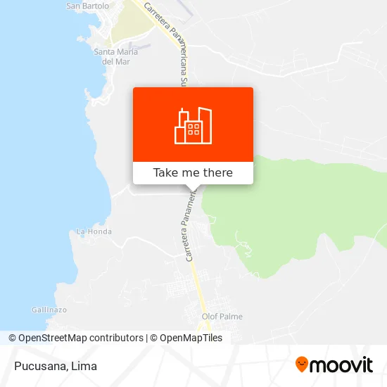 Pucusana map