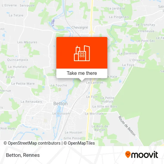Betton map
