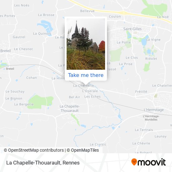 La Chapelle-Thouarault map