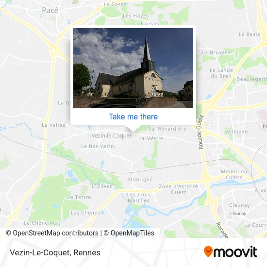Vezin-Le-Coquet map