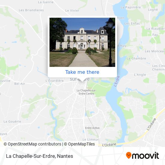 Mapa La Chapelle-Sur-Erdre