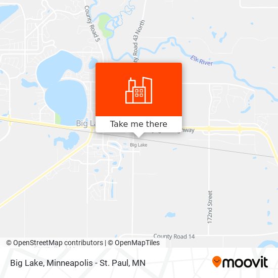 Mapa de Big Lake