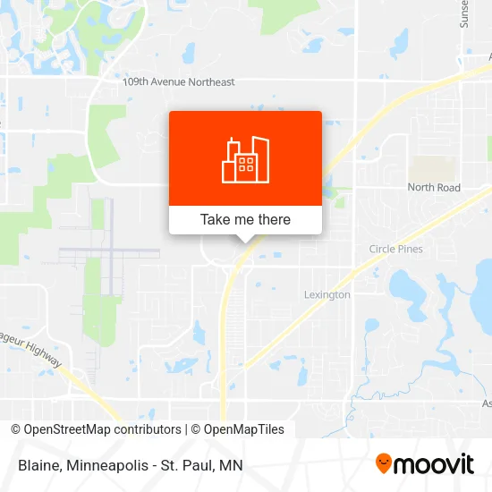 Blaine map