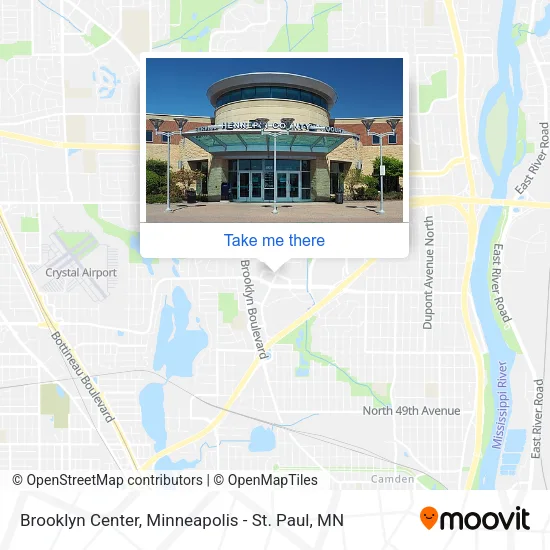 Brooklyn Center map