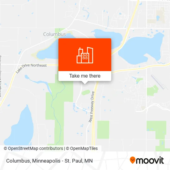Columbus map