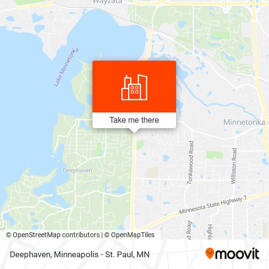 Mapa de Deephaven
