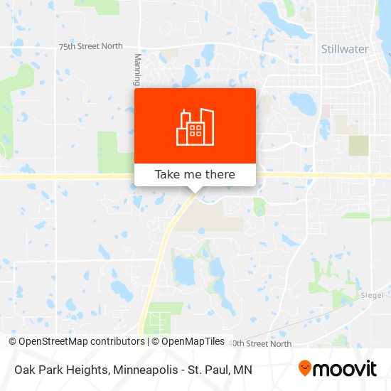 Mapa de Oak Park Heights