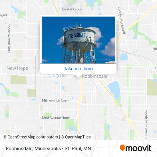 Robbinsdale map