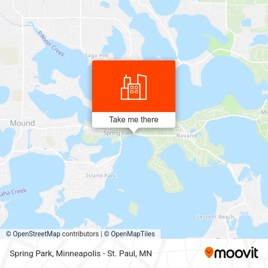 Spring Park map