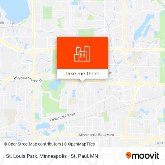 St. Louis Park map