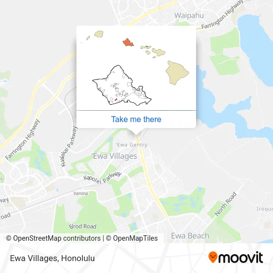 Ewa Villages map