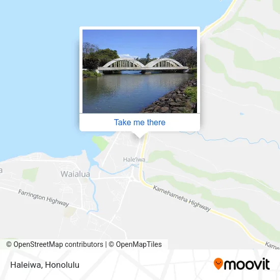 Haleiwa map