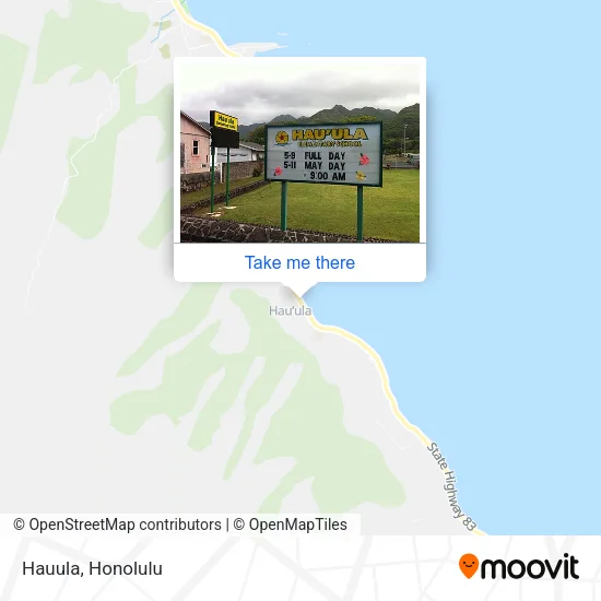 Hauula map
