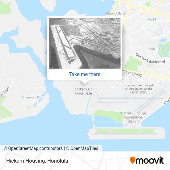 Hickam Housing map