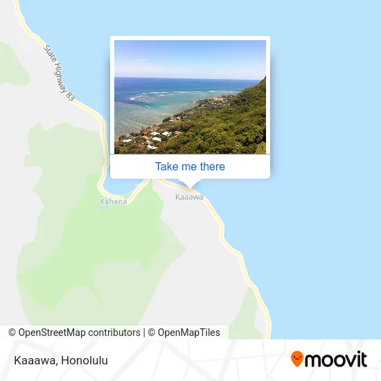Kaaawa map