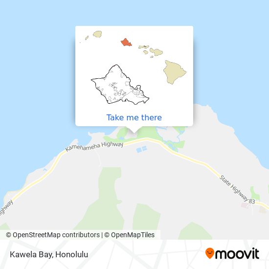 Mapa de Kawela Bay
