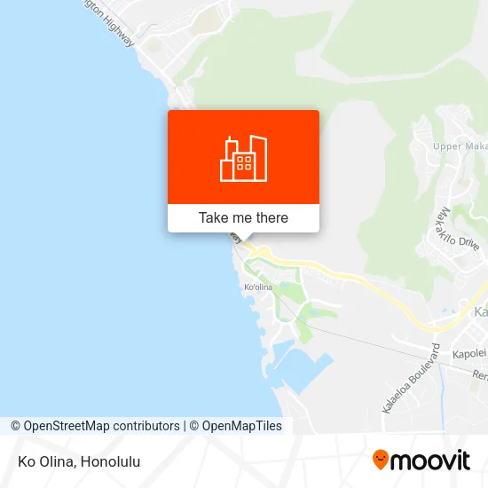 Ko Olina map