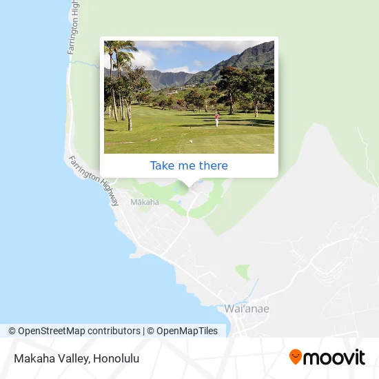 Makaha Valley map