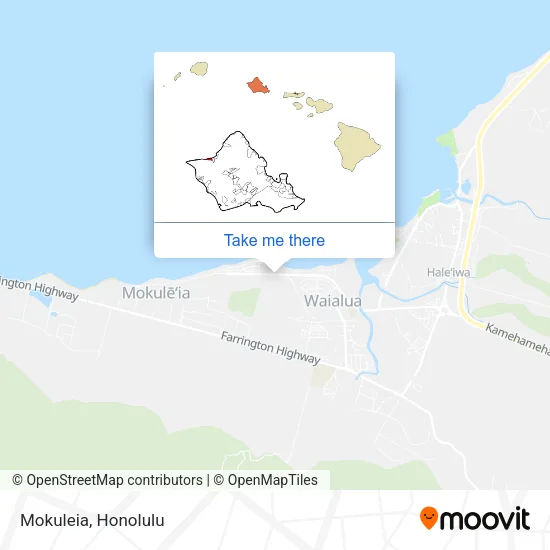 Mokuleia map