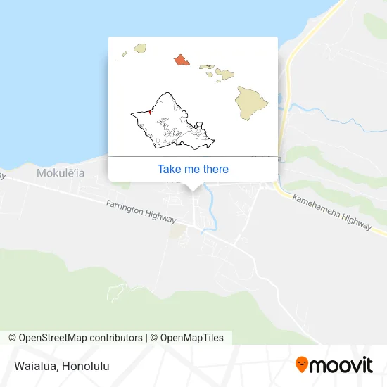 Waialua map