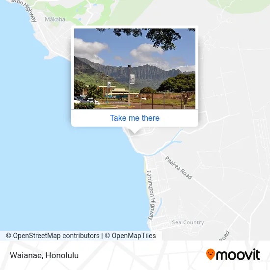 Waianae map