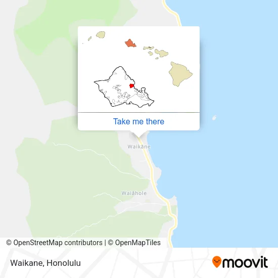 Waikane map
