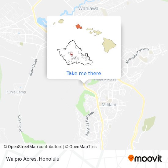 Waipio Acres map