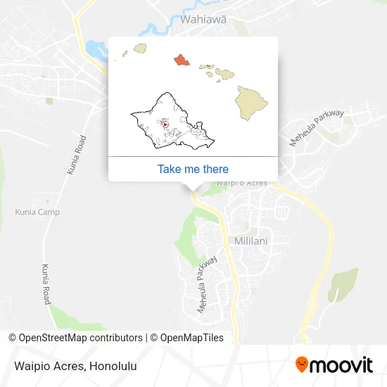 Waipio Acres map
