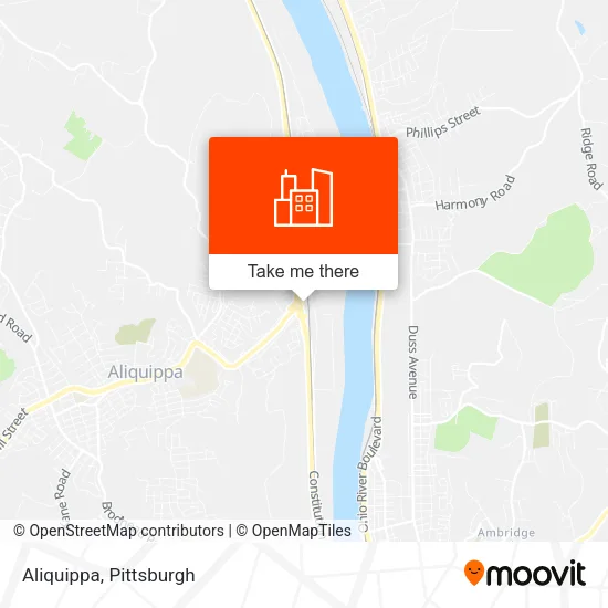 Aliquippa map