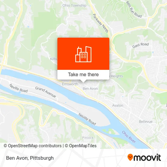 Ben Avon map