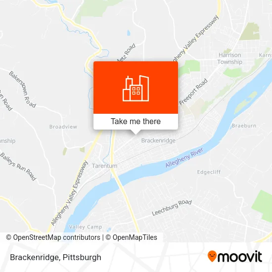 Brackenridge map