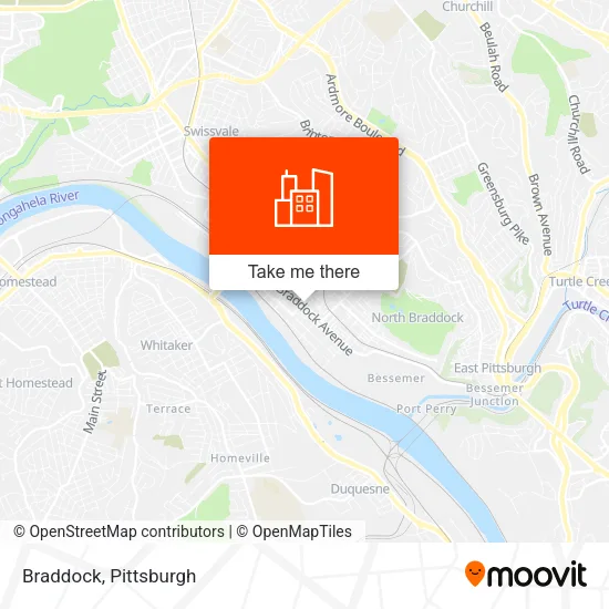 Braddock map