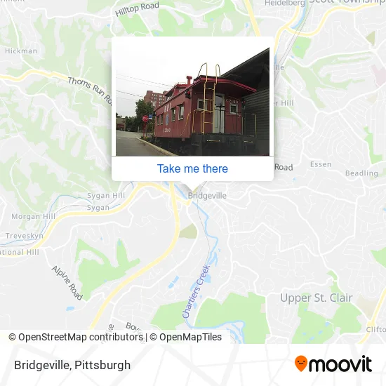 Bridgeville map