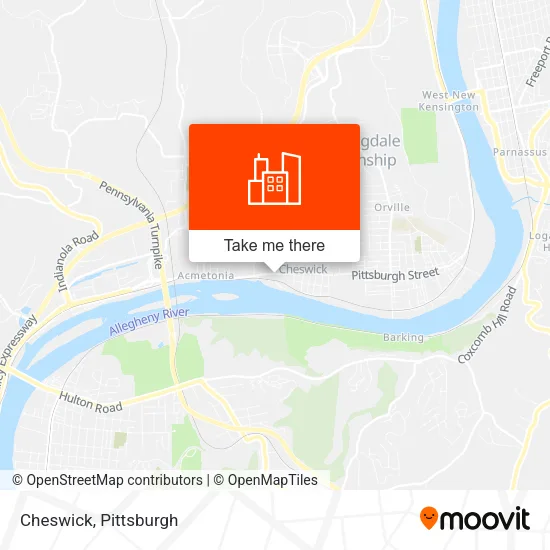 Cheswick map