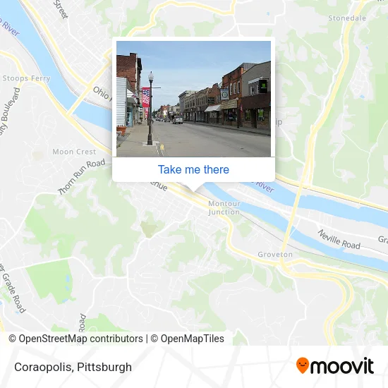 Coraopolis map
