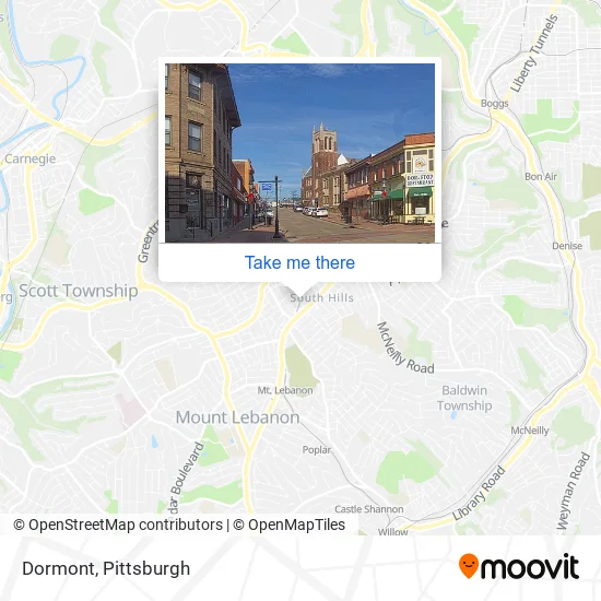 Dormont map